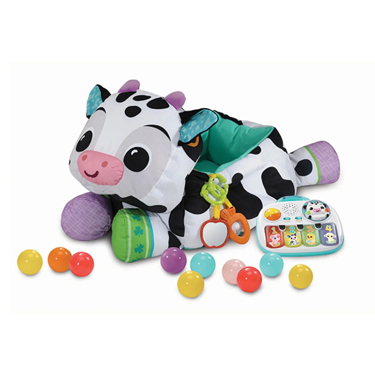 VTech Moosical Activities Ball Pit cow toy with coloured balls for babies in Ireland