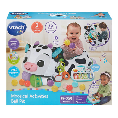 VTech Moosical Activities Ball Pit product packaging for Ireland