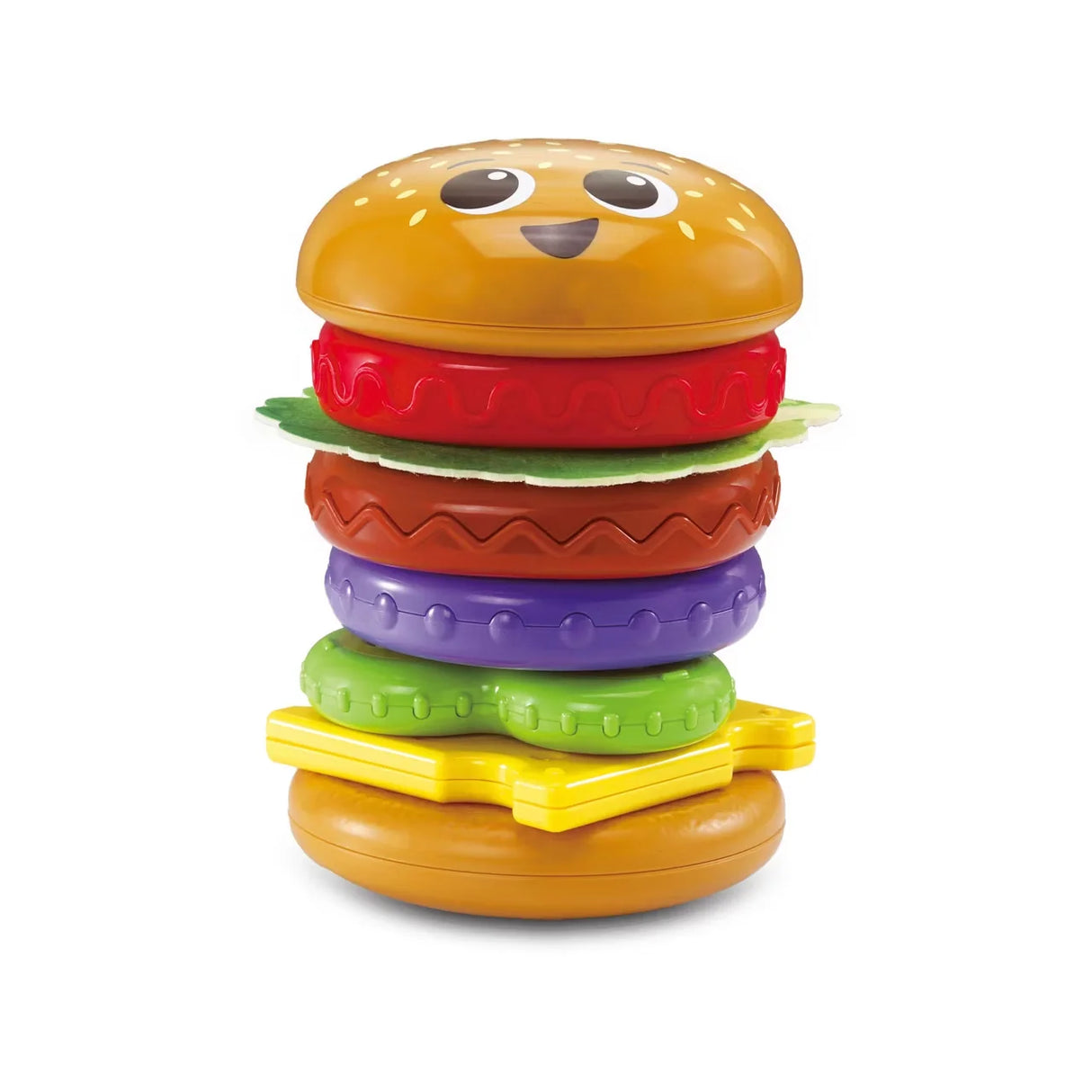 VTech Build-a-Burger Toy with six textured stacking food pieces – Ireland