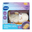 Boxed VTech Calming Lights Otter showing the plush toy through the front packaging window 