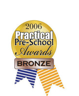 2006 Practical Pre-School Awards Bronze badge for the VTech Challenger Laptop