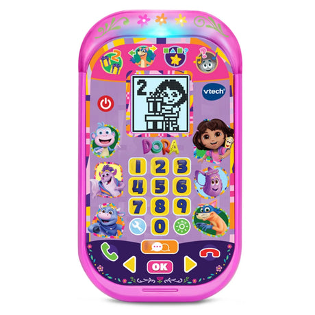 VTech Dora Adventure Calls Learning Phone toy with LCD screen – Ireland.