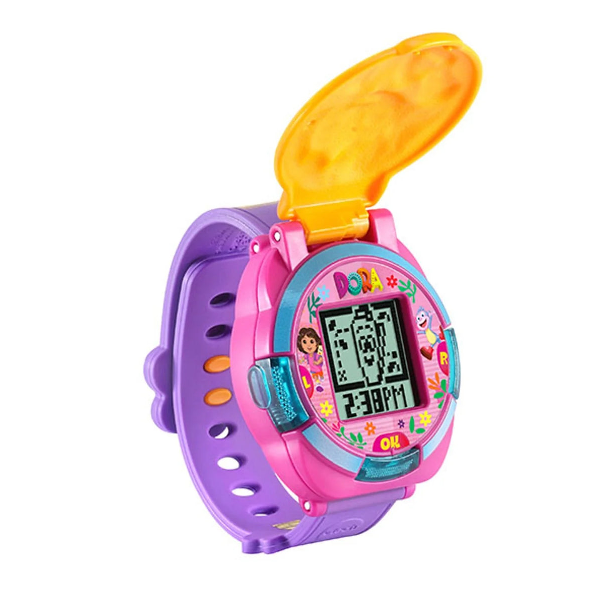 Open screen of VTech Dora Time for Learning Adventure Watch – Ireland.