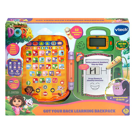 VTech Dora Got Your Back Learning Backpack boxed set with letter board and stylus – Ireland.