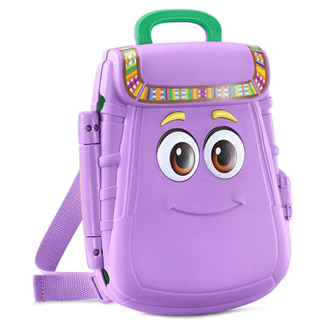 VTech Dora Learning Backpack closed and ready to wear with handle and straps – Ireland.