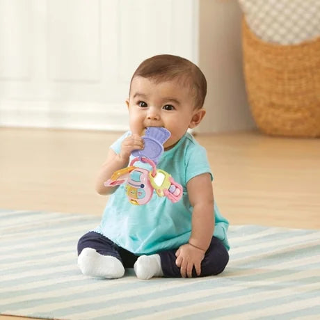 Baby playing with VTech Drive and Discover Baby Keys Toy – Ireland
