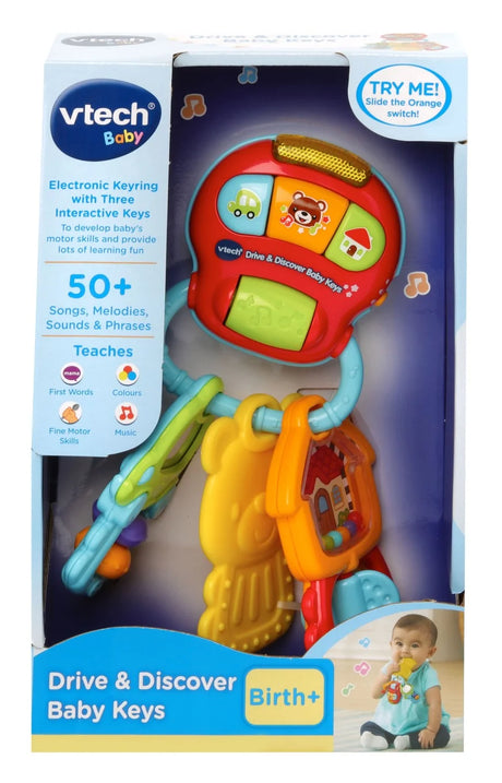 Boxed VTech Drive and Discover Baby Keys Toy for newborns and up – Ireland