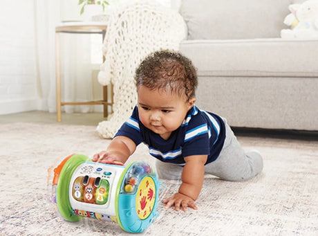 VTech Explore & Discover Roller baby toy in use on floor by toddler in Ireland