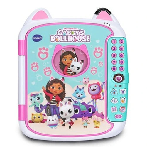 VTech Gabby's Dollhouse Secret Safe Diary front cover showing the round photo frame, character artwork and pink numbered keypad