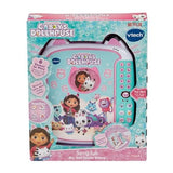 VTech Gabby's Dollhouse Secret Safe Diary in retail packaging showing the electronic keypad, front photo window and Gabby Cats artwork