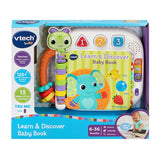 VTech Learn and Discover Baby Book in retail packaging with caterpillar and buttons – Ireland