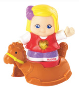 VTech Maddie figure seated on her rocking horse toy, front angle – Ireland