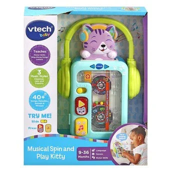 Boxed VTech Musical Spin and Play Kitty Toy with carry handle – Ireland
