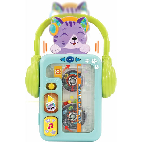 VTech Musical Spin and Play Kitty Toy with dancing cat and spinning tape – Ireland