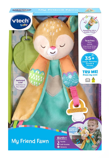 VTech My Friend Fawn in retail packaging with music and sensory features – Ireland
