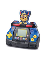 VTech PAW Patrol Chase Game & Go showing Chase figure, LCD screen and blue police truck-shaped body