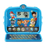 VTech PAW Patrol Learning Tab-Top open with letter activity displayed on screen and alphabet keyboard below