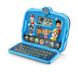 VTech PAW Patrol Learning Tab-Top open with Chase, Marshall, Skye, Rubble, Rocky and Ryder around the screen and alphabet keyboard