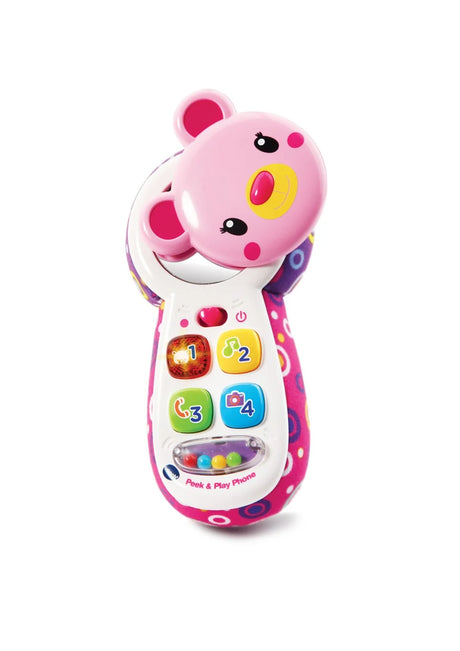 VTech Peek & Play Phone Pink with turning bear head Ireland