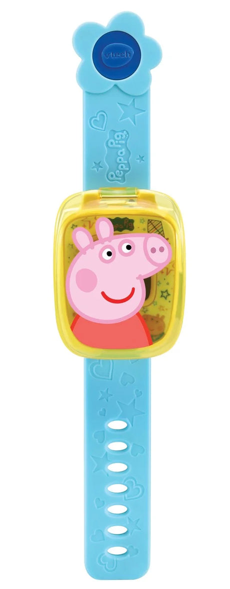 VTech Peppa Pig Learning Watch with full blue strap and Peppa cover Ireland