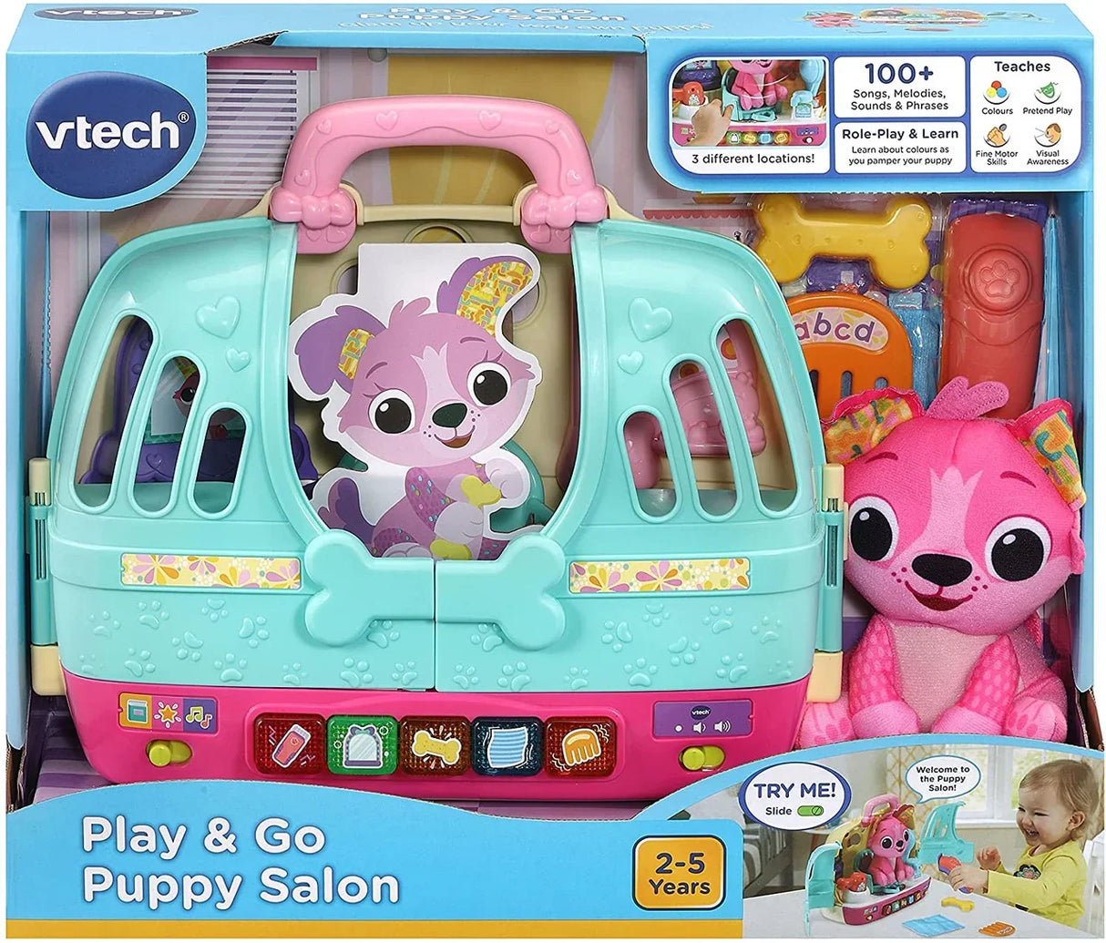 VTech Play & Go Puppy Salon boxed packaging for ages 2 to 5 years – Ireland