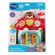 VTech Pop and Play Mushroom House box showing mushroom house toy, hedgehog and 9 to 36 months age mark