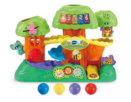 VTech Pop and Play Activity Tree colourful baby toy with lights and balls – Ireland