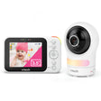 VTech RM4761 3.5 inch Smart Wi-Fi monitor with parent unit showing baby and pan tilt camera