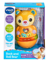 VTech Rock and Roll Bear box showing bear toy and 6 to 24 months age mark