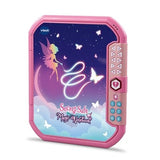 VTech Secret Safe Magic Notebook showing the numbered security keypad, heart shaped lock button and colourful controls on the pink cover
