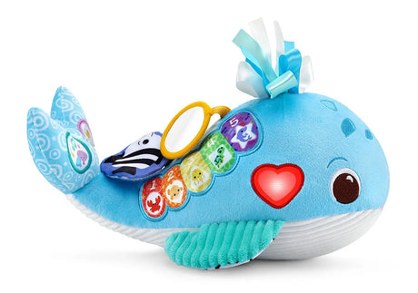 VTech Snuggly Sounds Whale toy plush with lights and textures for babies – Ireland