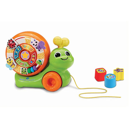 VTech Spinning Activity Snail toy with shape blocks and light-up buttons – Ireland