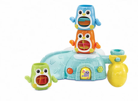 VTech Stack and Slide Penguin Pals bath toy product image Ireland