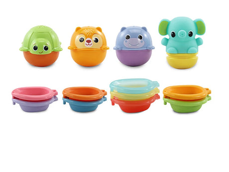VTech Stack and Splash Bathtime Boats set with animals, cups and boats – Ireland.