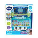 VTech Swipe and Learn Laptop box showing ABC keyboard and music screen – Ireland.