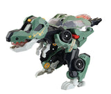 VTech Switch & Go Dinos Thrash the T-Rex in green dinosaur mode with disc in mouth