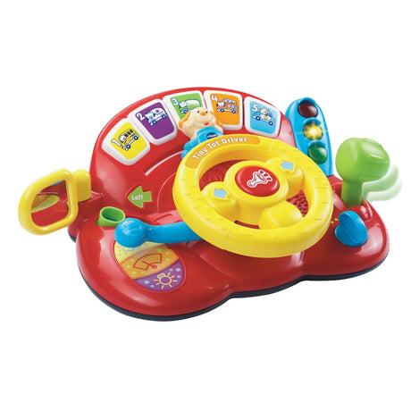 VTech Tiny Tot Driver toy with steering wheel, gear stick and light-up buttons – Ireland