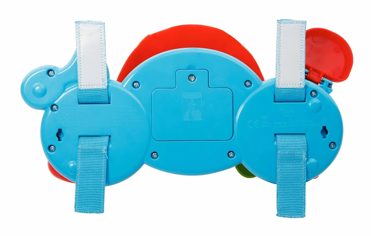 Back of VTech Toot-Toot Drivers Baby Driver showing secure straps – Ireland