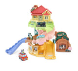 VTech Bluey Road Trip Play Set with Heeler house, ramps and family car from Toot-Toot Drivers – Ireland
