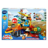 VTech Toot-Toot Drivers Construction Site retail box showing the multi-level track, crane and Dumper Truck