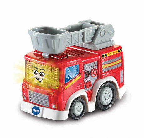 VTech Toot-Toot Drivers red SmartPoint Fire Engine with ladder and light up face button