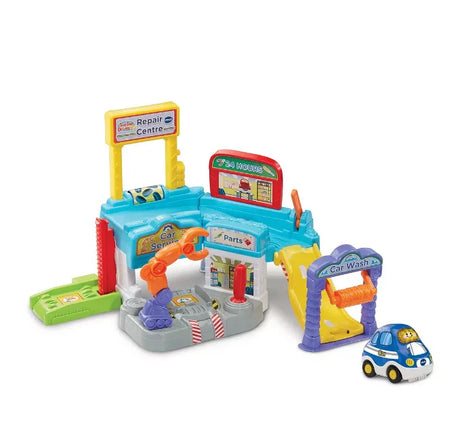VTech Toot-Toot Drivers Repair Centre playset with car wash, ramp, lift and service bay – Ireland
