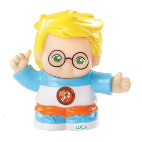 VTech Toot-Toot Friends Luca character figure close-up with glasses – Ireland