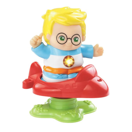 VTech Toot-Toot Friends Luca seated in red bouncy plane accessory – Ireland