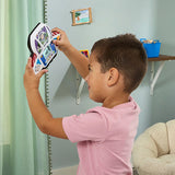 Child playing with the VTech Toy Story 5 Buzz Lightyear Game & Go handheld electronic game