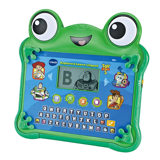 VTech Toy Story 5 Explore and Learn Lilypad Tablet angled view
