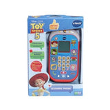 VTech Toy Story 5 Learning Phone in retail packaging showing the phone, Jessie artwork and learning activity features