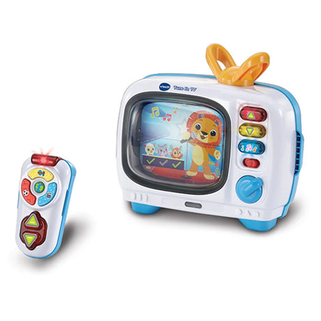 VTech Tune In TV with retro design and remote control layout – Ireland.