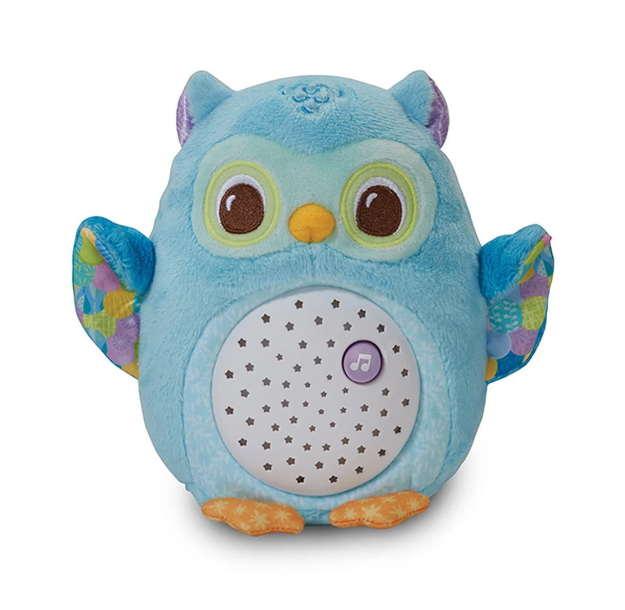 VTech Twinkle Lights Owl soft toy front view – Ireland