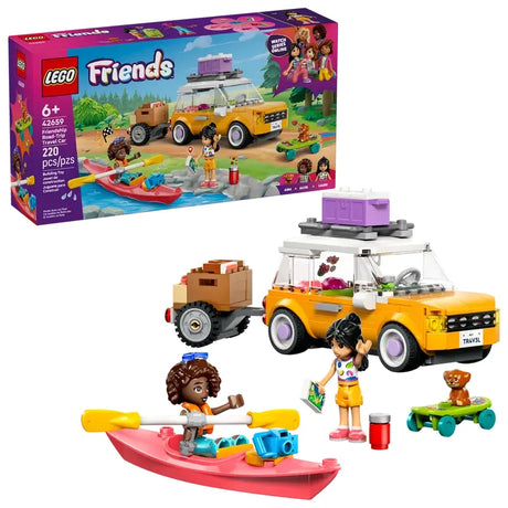 LEGO Friends 42659 box and Road-Trip Travel Car with Liann and Aliya minidolls Ireland
